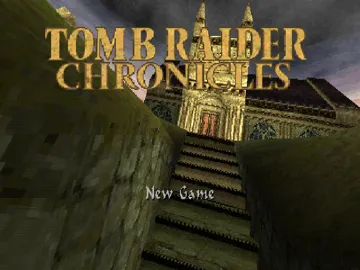 Tomb Raider Chronicles (US) screen shot title